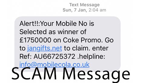 Scam Text Message