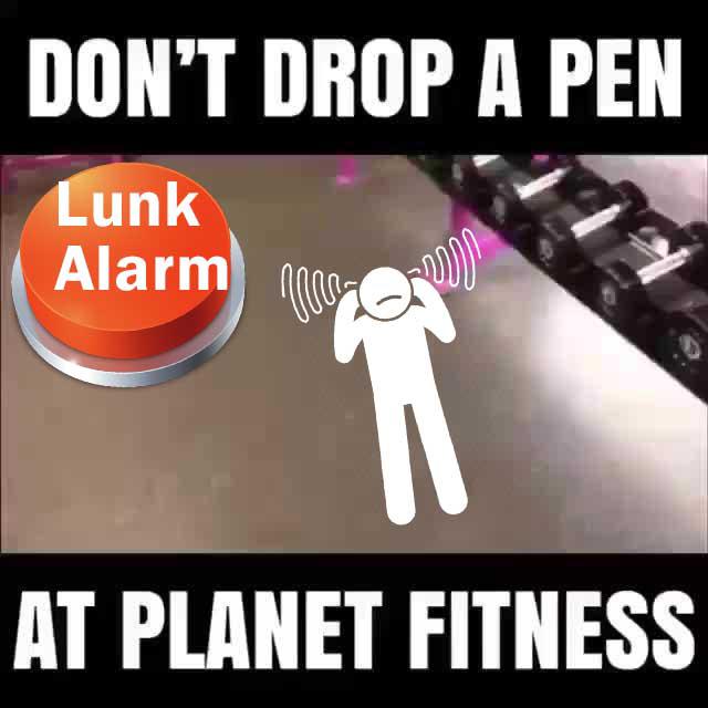 Lunk Alarm Meme