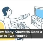 how many killowatts a tv use in two hours