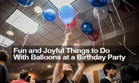 things to do with balloons in party