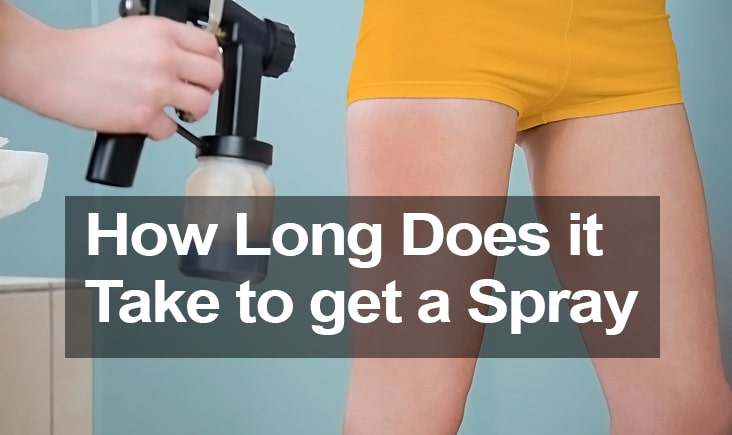 How long does it take to get a spray tan?