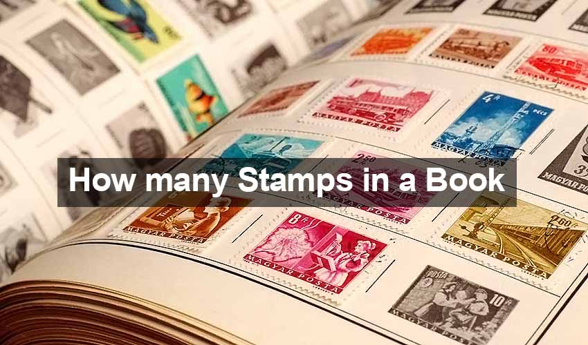 how many stamps in book