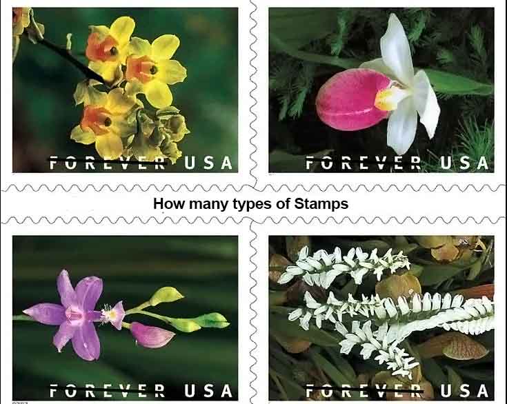 types of stamps