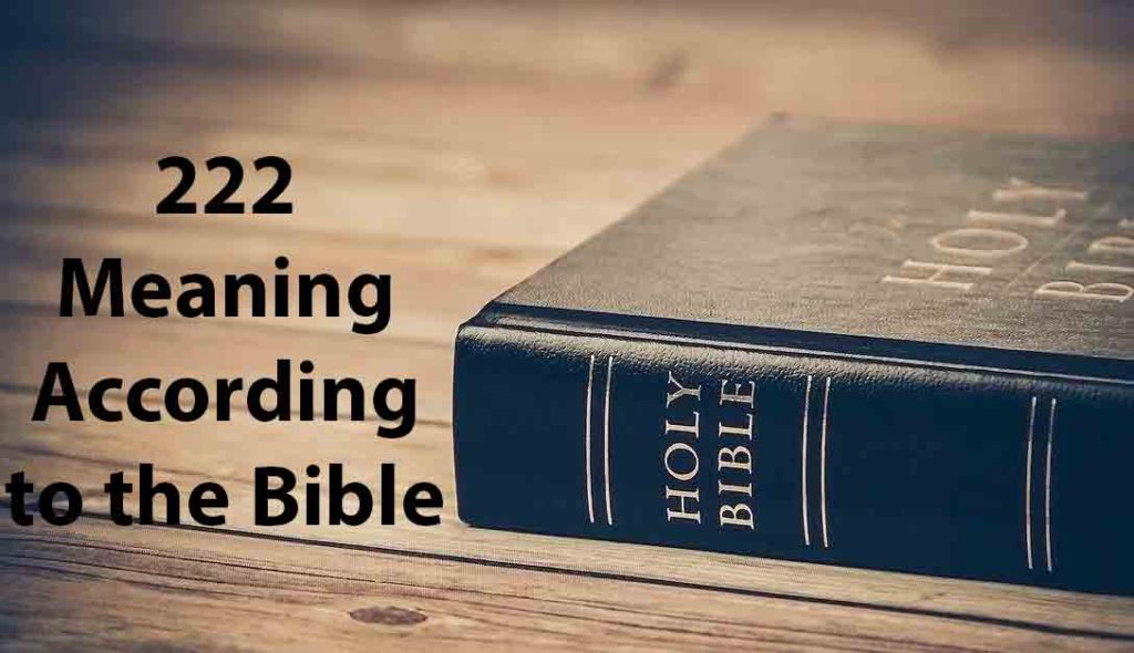222 Meaning According to the Bible