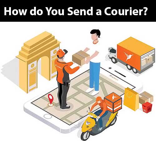 How do you send a courier?