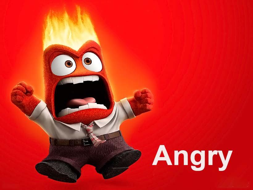 When the person is angry at you