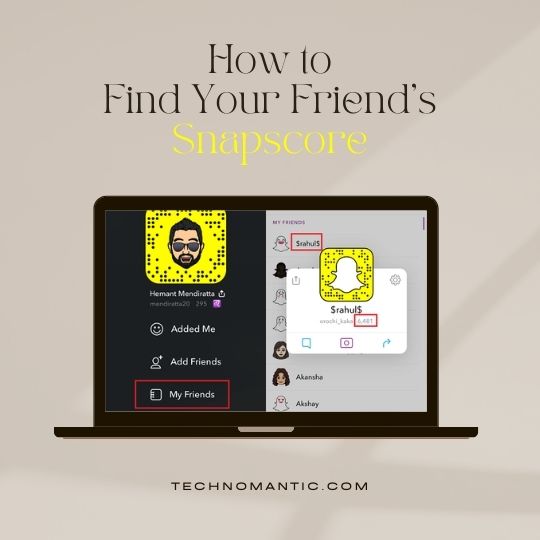 How to Find Your Friend's Snapscore