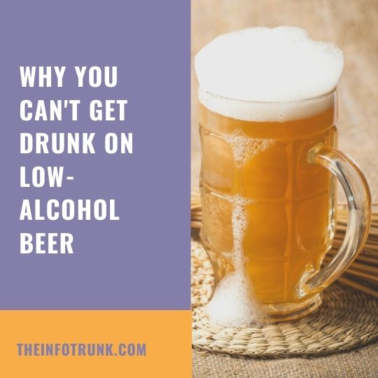 Why you can't get drunk on low-alcohol Beer