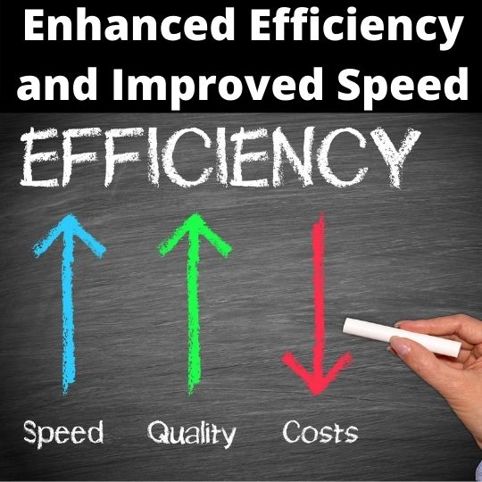 Enhanced efficiency and improved speed