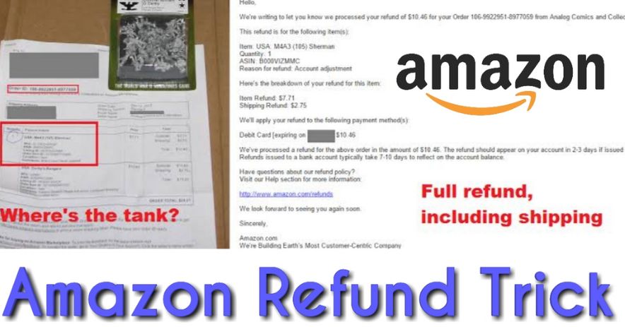 Amazon Account Adjustment Refund