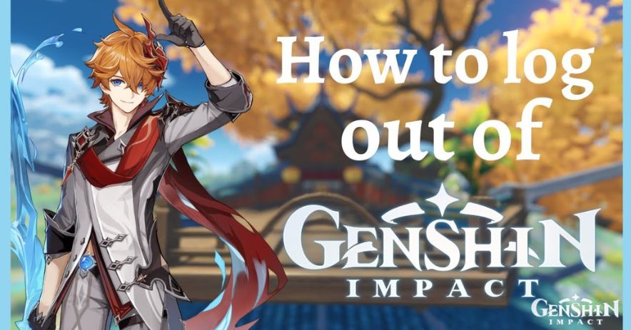 Log out of Genshin Impact