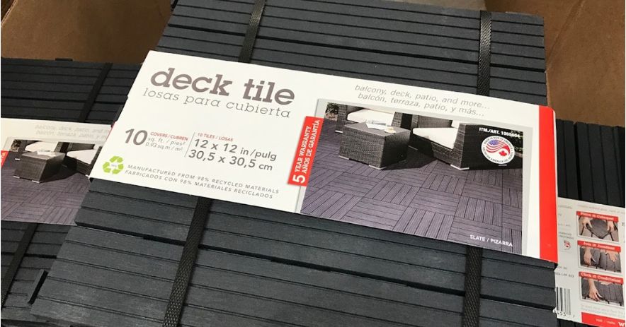 Does Costco Sell Deck Tiles?