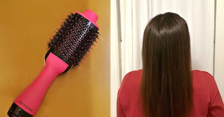 how to clean Revlon hair dryer brush