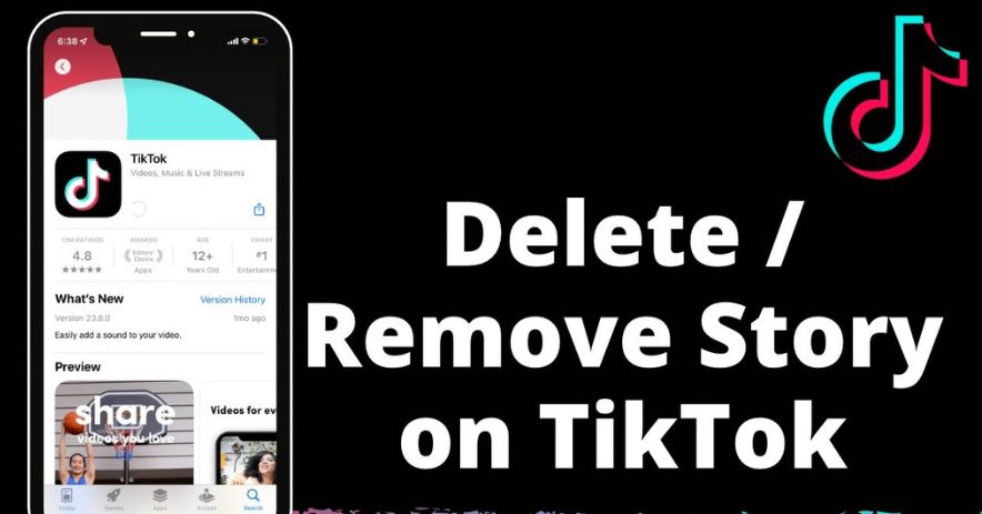 how to delete a TikTok story