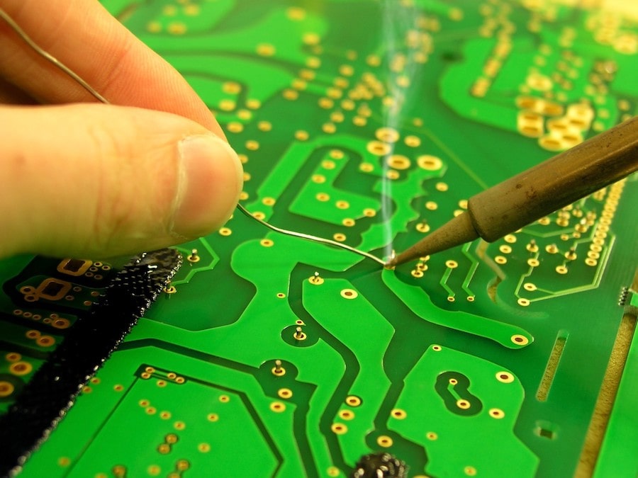 Replacing Damaged Printed Circuit Lining