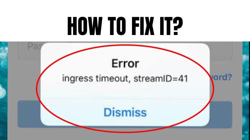 What does Ingress Timeout Stream Id Mean on Instagram