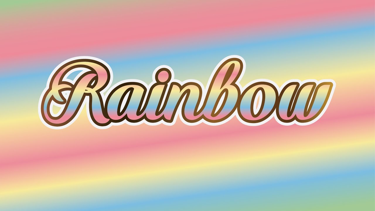 how to get rainbow text in docs