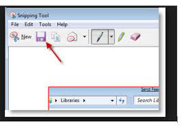snipping tool not showing preview