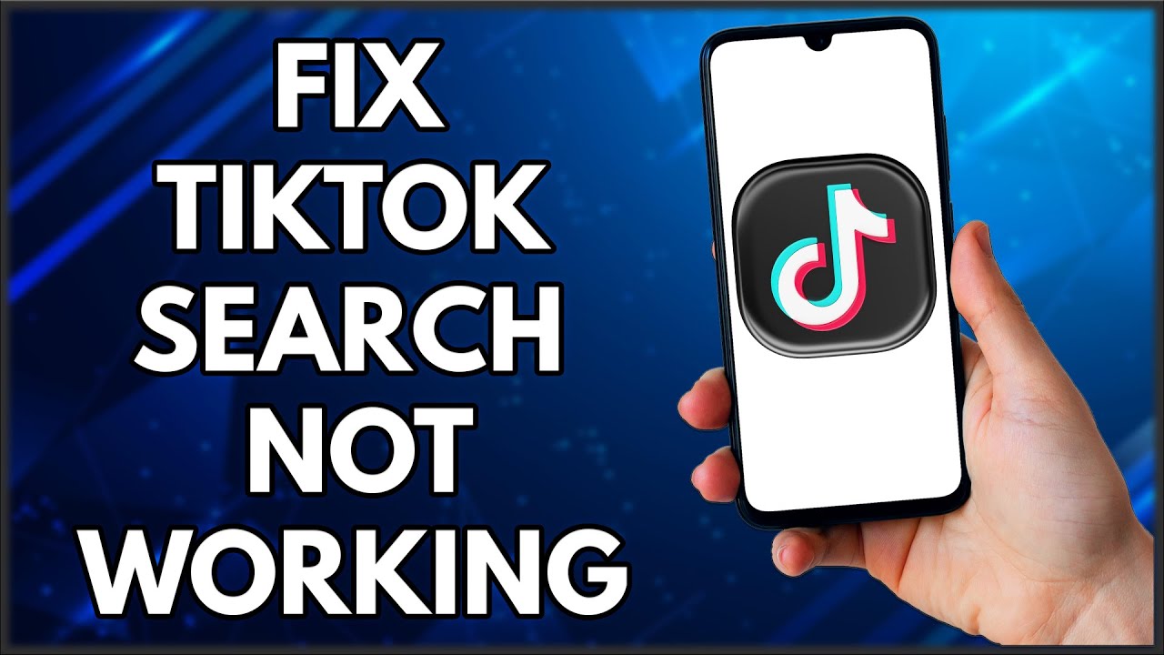 tiktok search not working