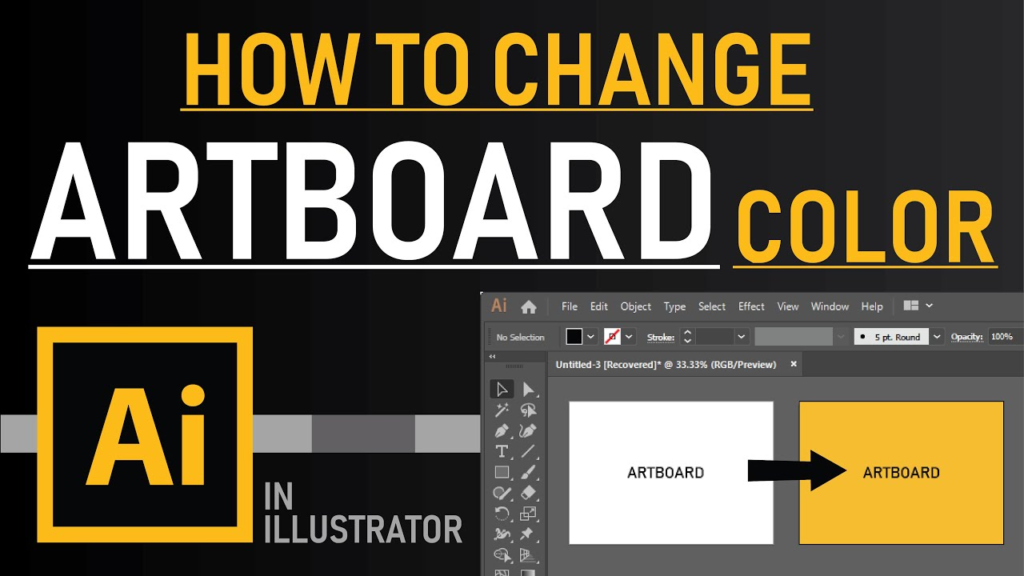 how-to-change-artboard-color-in-illustrator