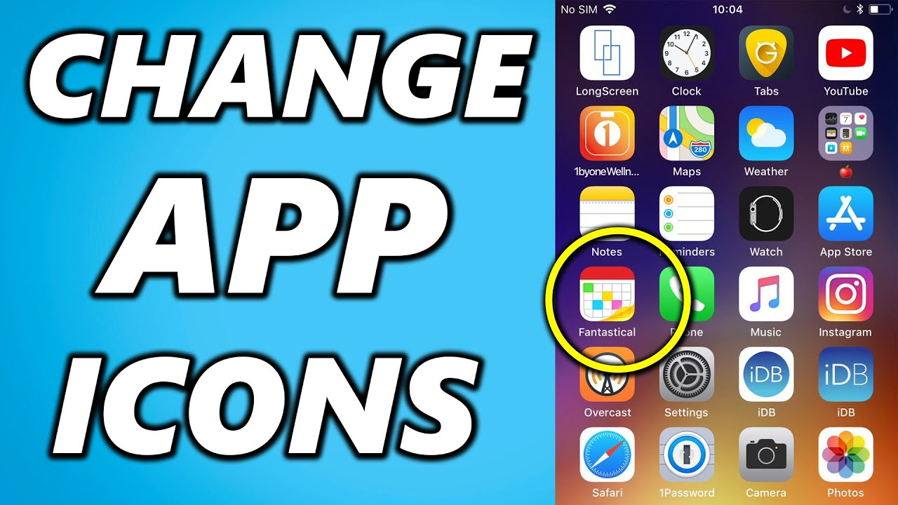 How to change your app icons with shortcut