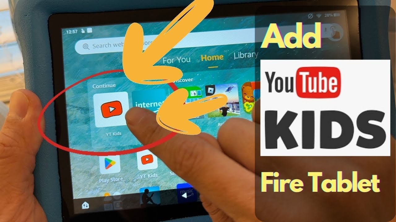how to get youtube kids on fire tablet