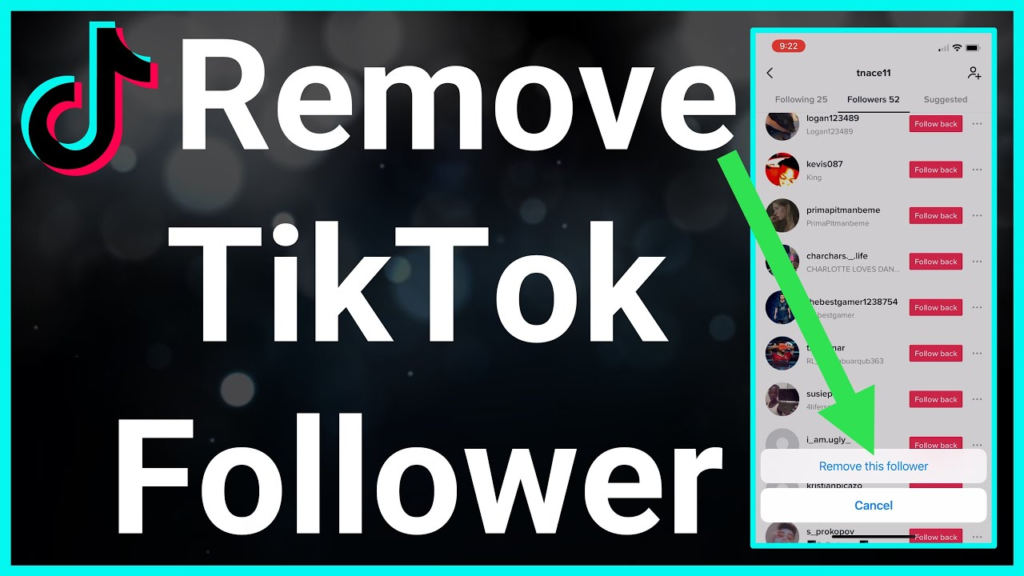 how to remove followers on tiktok