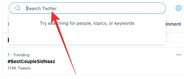 how to search twitter without an account