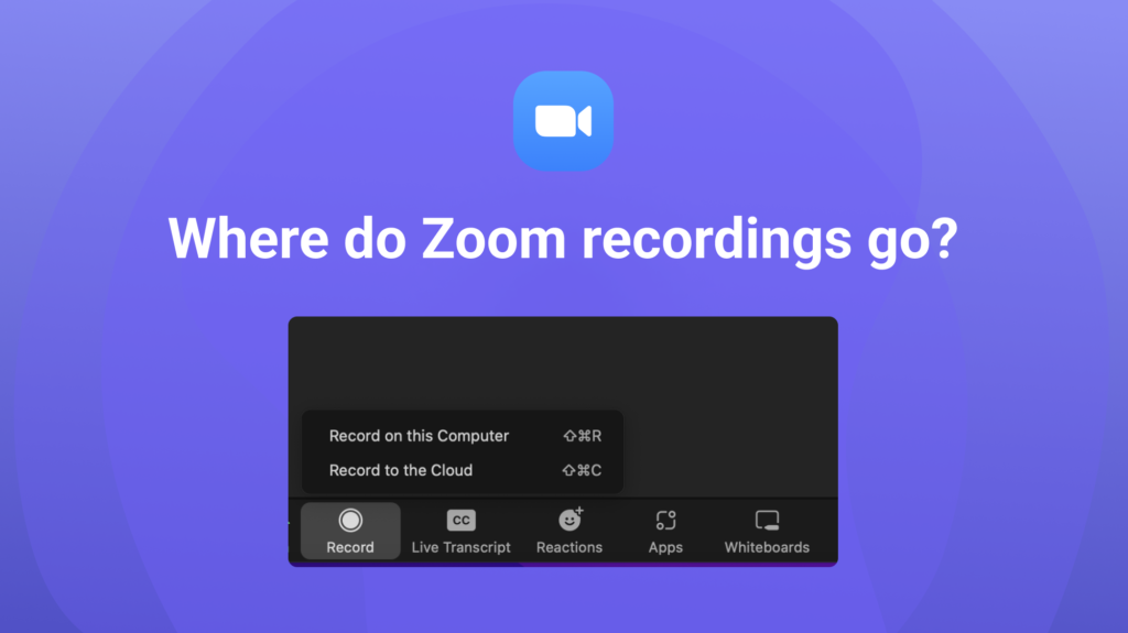 Where Did My Zoom Recording Go