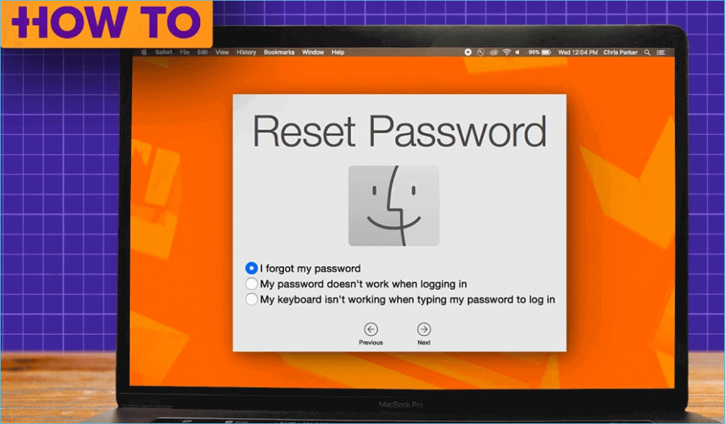 how to reset macbook pro without password