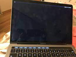 macbook screen goes black but still running