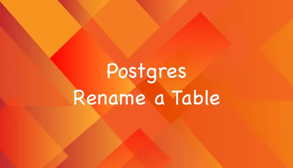 rename column postgres