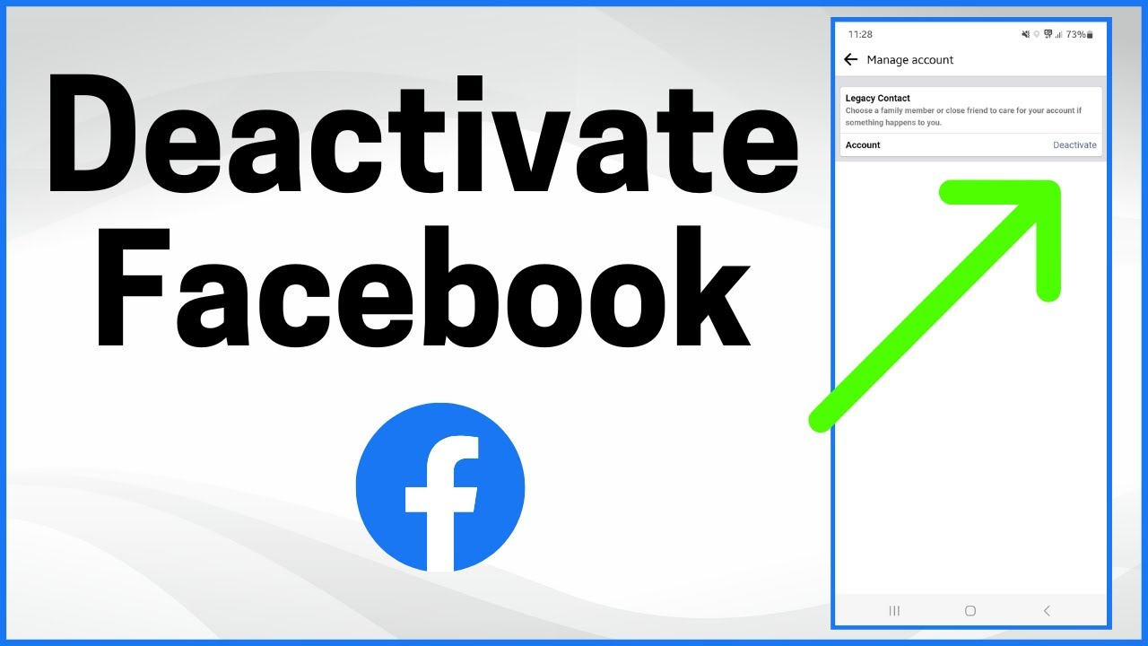 where to deactivate facebook