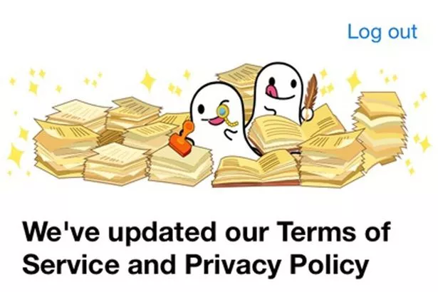 new snapchat terms and conditions