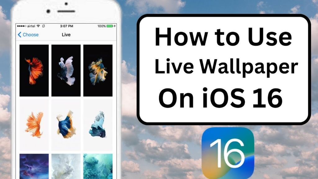 use live photo as wallpaper iphone ios 16