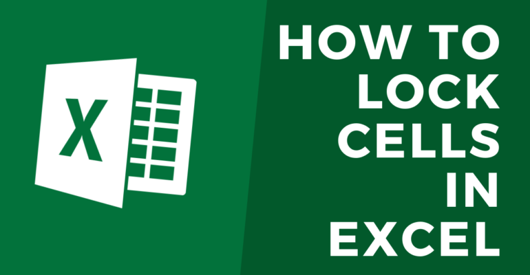 how to lock cells in excel when scrolling