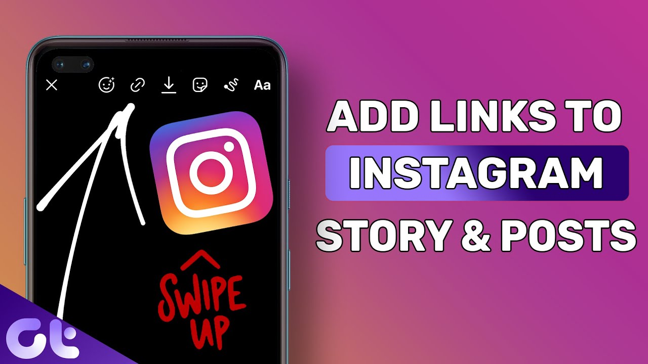 can you add a link to an instagram post