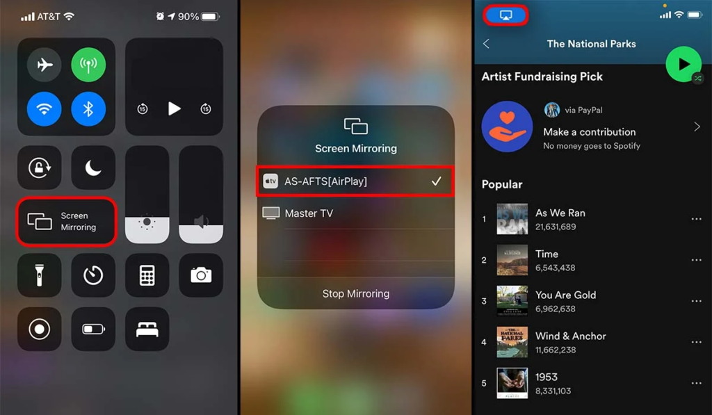 how to cast to firestick from iphone