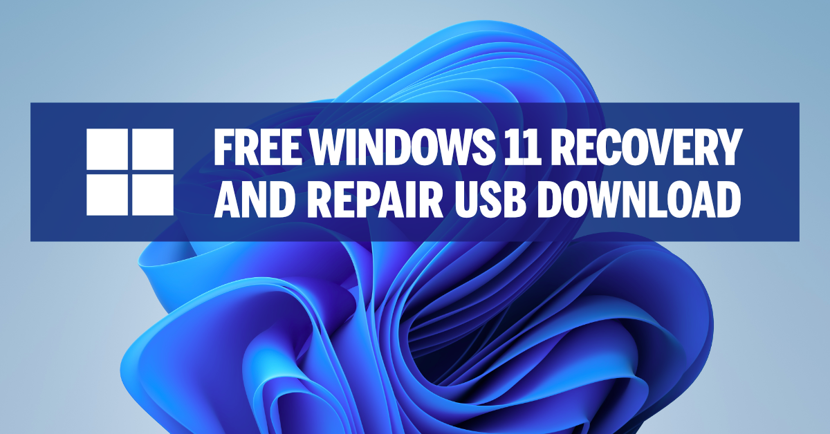 windows 11 recovery usb download