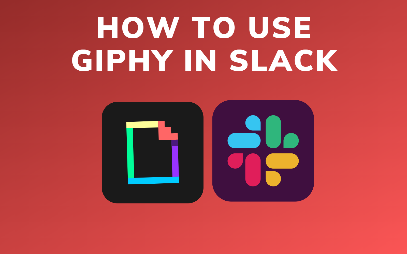 how to use giphy in slack