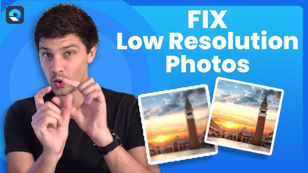 how to fix resolution on photo