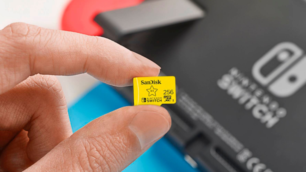 where to put sd card in switch