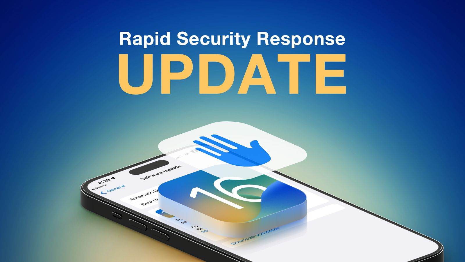 what is ios rapid security response