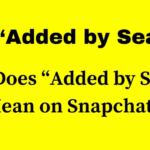 what does add by search mean on snapchat