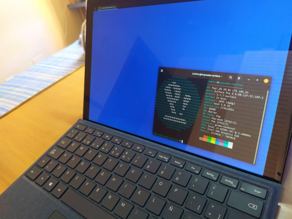 surface laptop linux