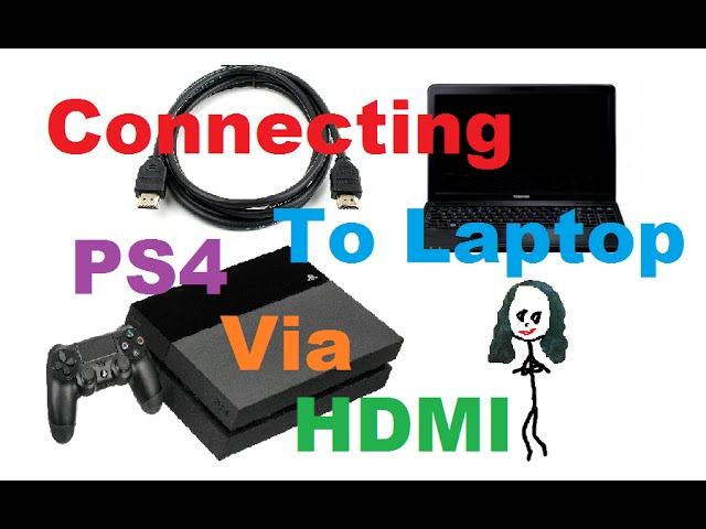 how to play ps4 on laptop with hdmi