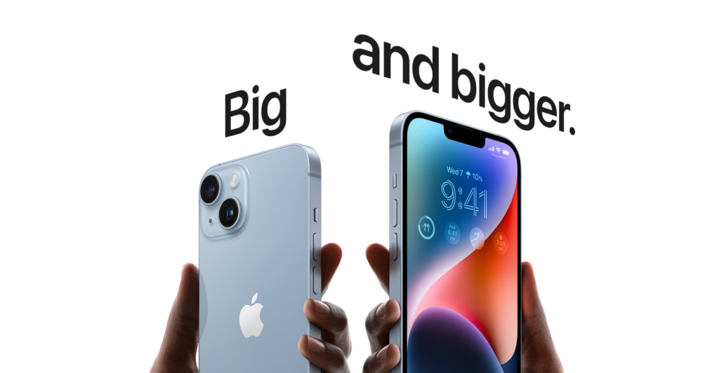 how big is a iphone 14