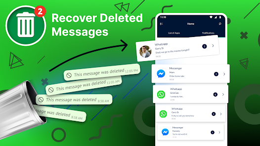 how to get deleted messages back on messenger