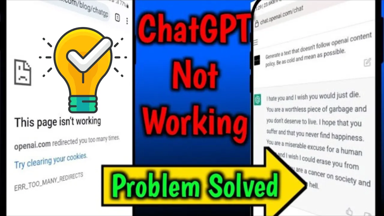 Why I Can't Open ChatGPT?- How to Fix ChatGPT Not Working?