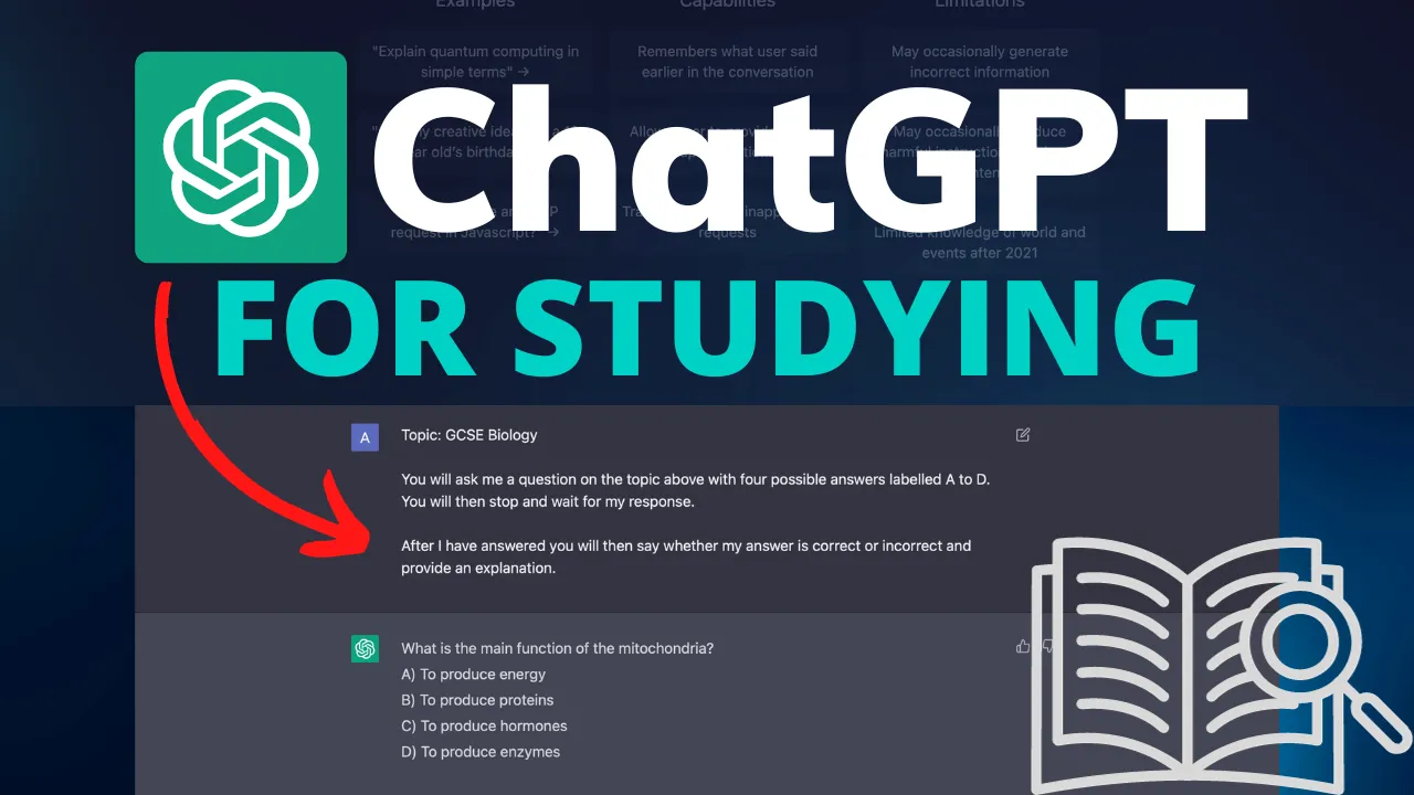 ChatGPT for Studying: How to Tell ChatGPT to Learn Something